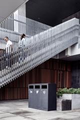 Bica Model 713 Affaldssortering 3x100 liter Sort antracit