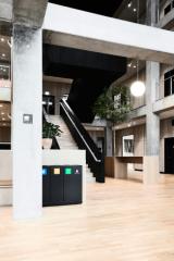 Bica Model 950 Affaldssortering 2x65 + 2x45 liter Med hylder Antracit