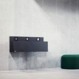 Bica Model 811 Affaldssortering 3x20 liter Væghængt Antracit