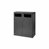 Bica Model 712 Affaldssortering 2x100 liter Sort antracit