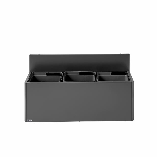 Bica Model 812 Affaldssortering 3x15 liter Væghængt Antracit