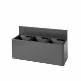 Bica Model 812 Affaldssortering 3x15 liter Væghængt Antracit