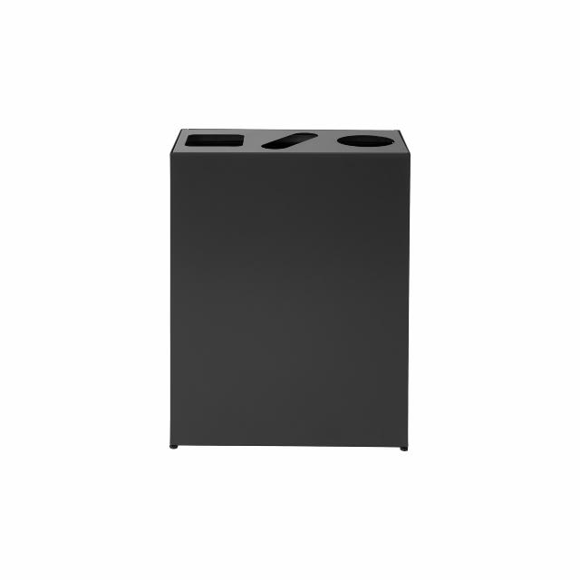 Bica Model 834 Affaldssortering 3x45 liter Formede indkast Antracit