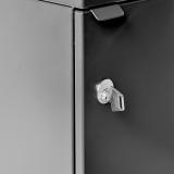 Bica Model 858 Affaldsbeholder 95 liter Indkast til fortroligt papir Antracit