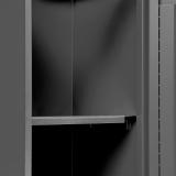 Bica Model 868 Affaldssortering 3x65 liter Åbne indkast Antracit