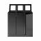 Bica Model 868 Affaldssortering 3x65 liter Åbne indkast Antracit