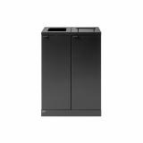 Bica Model 874 Affaldssortering 2x65 liter Løftelåg/åbent indkast Antracit