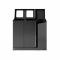 Bica Model 887 Affaldssortering 3x45 liter Løftelåg/åbne indkast Antracit