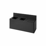 Bica Model 912 Affaldssortering 3x15 liter Løftelåg/væghængt Antracit 