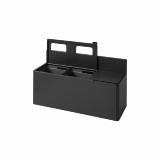 Bica Model 912 Affaldssortering 3x15 liter Løftelåg/væghængt Antracit 