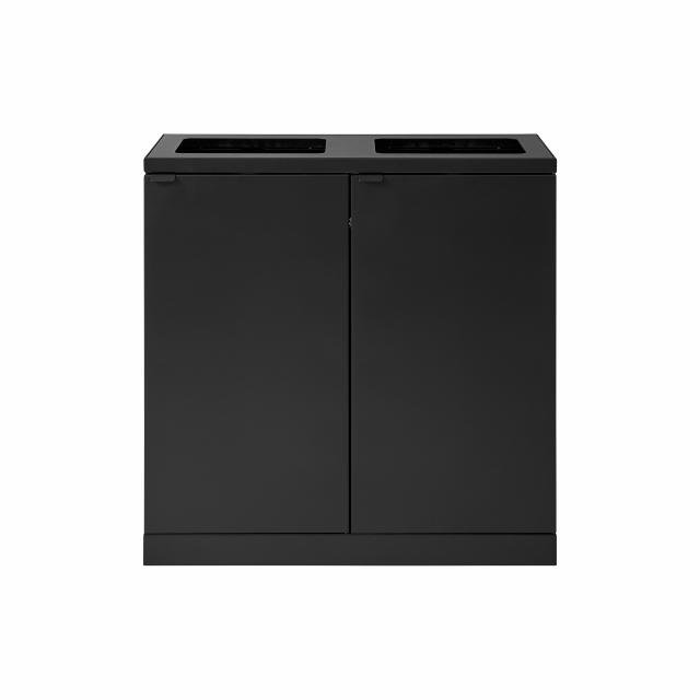 Bica Model 953 Affaldssortering 2x95 liter Åbne indkast Antracit 