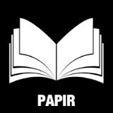 Piktogram Papir 15x15 cm Konturskåret Hvid