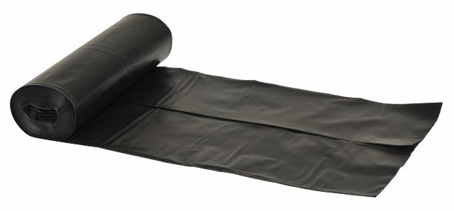 Plastikposer 60 liter LDPE, genanvendt Sort